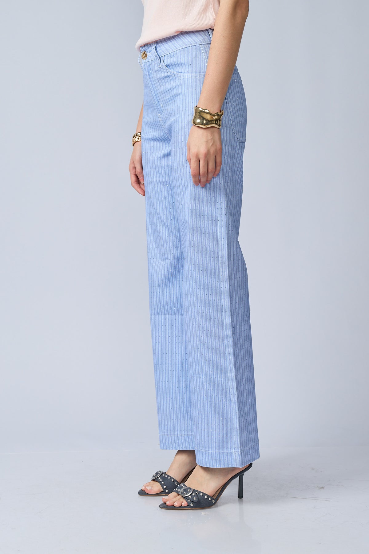 Pantalon Rayas Brillos