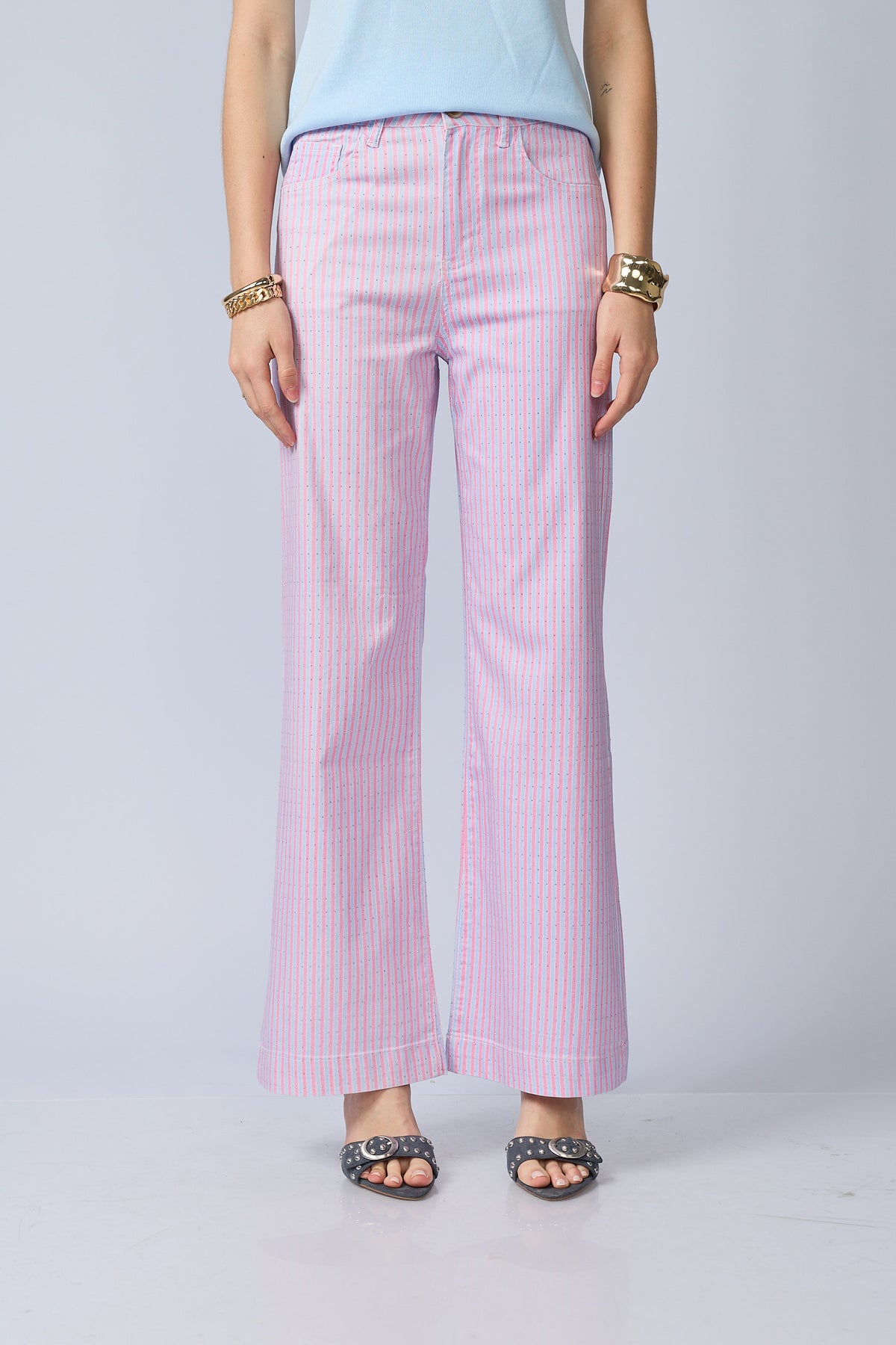 Pantalon Rayas Brillos