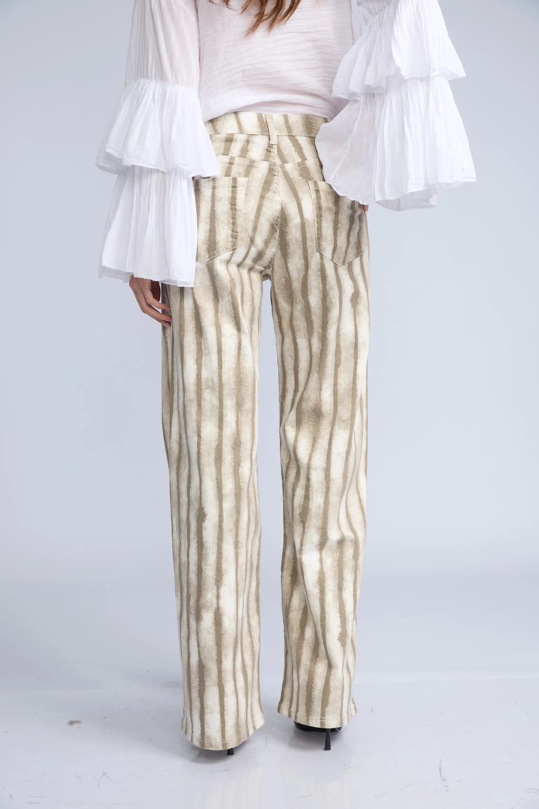 Pantalon Rayas Wide