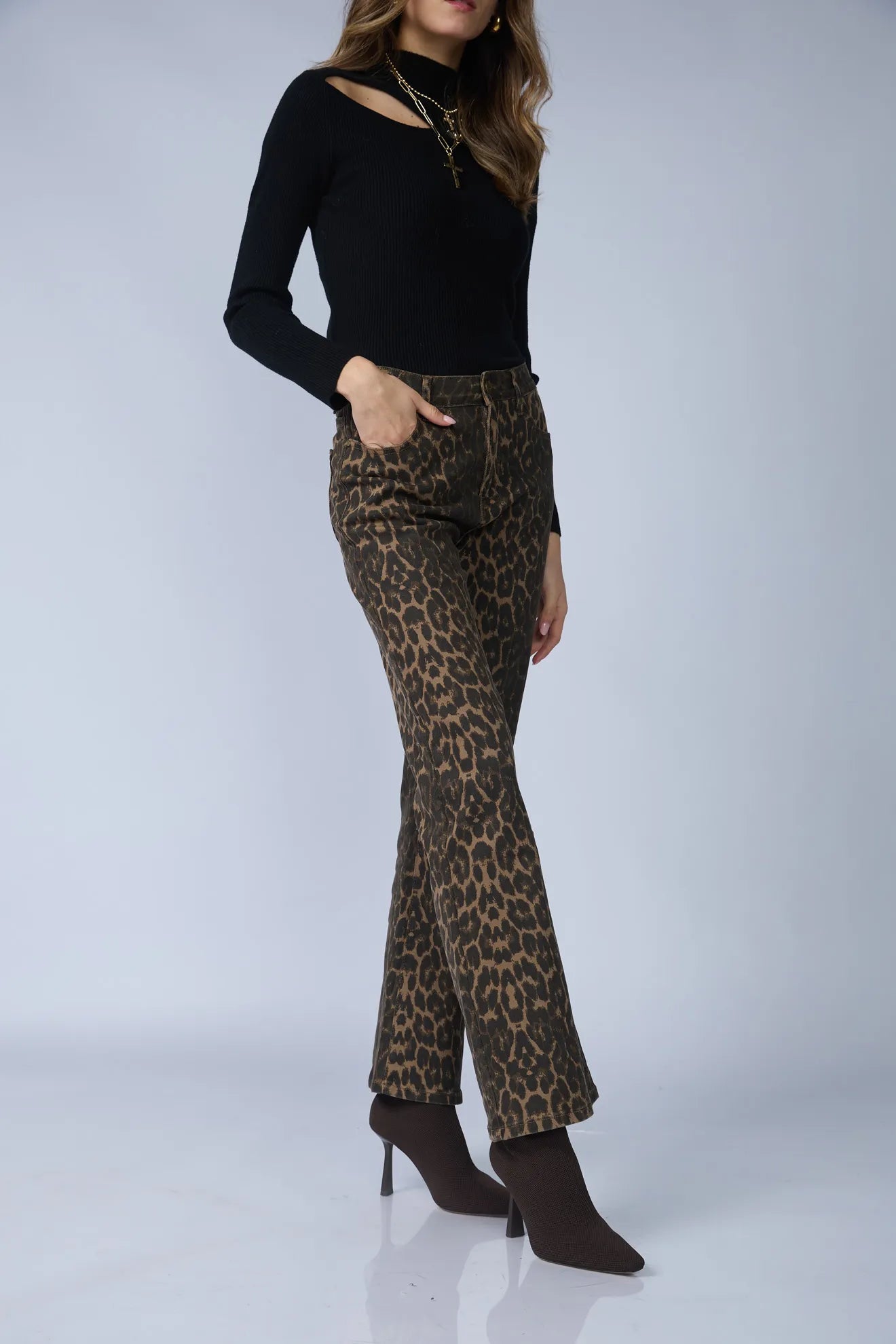 Pantalon Recto Animal Print