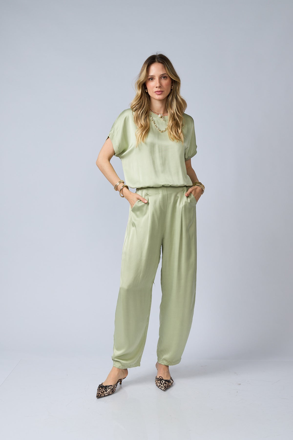 Pantalon Seda Barrel