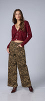 Pantalon Wide Animal Print