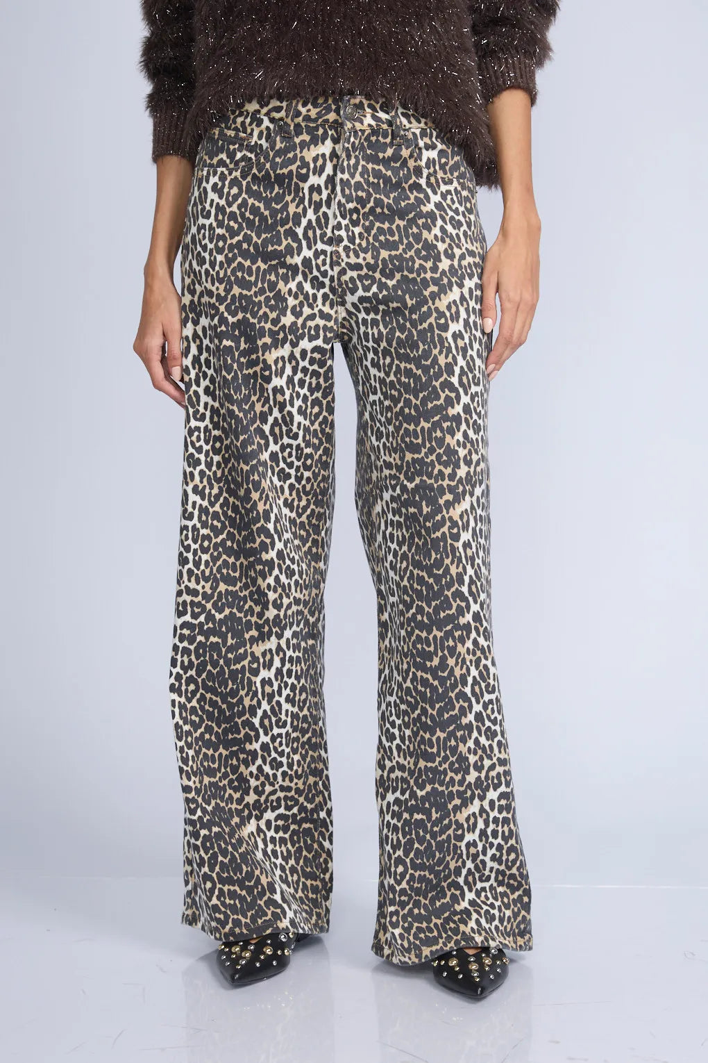 Pantalon Animal Print Recto