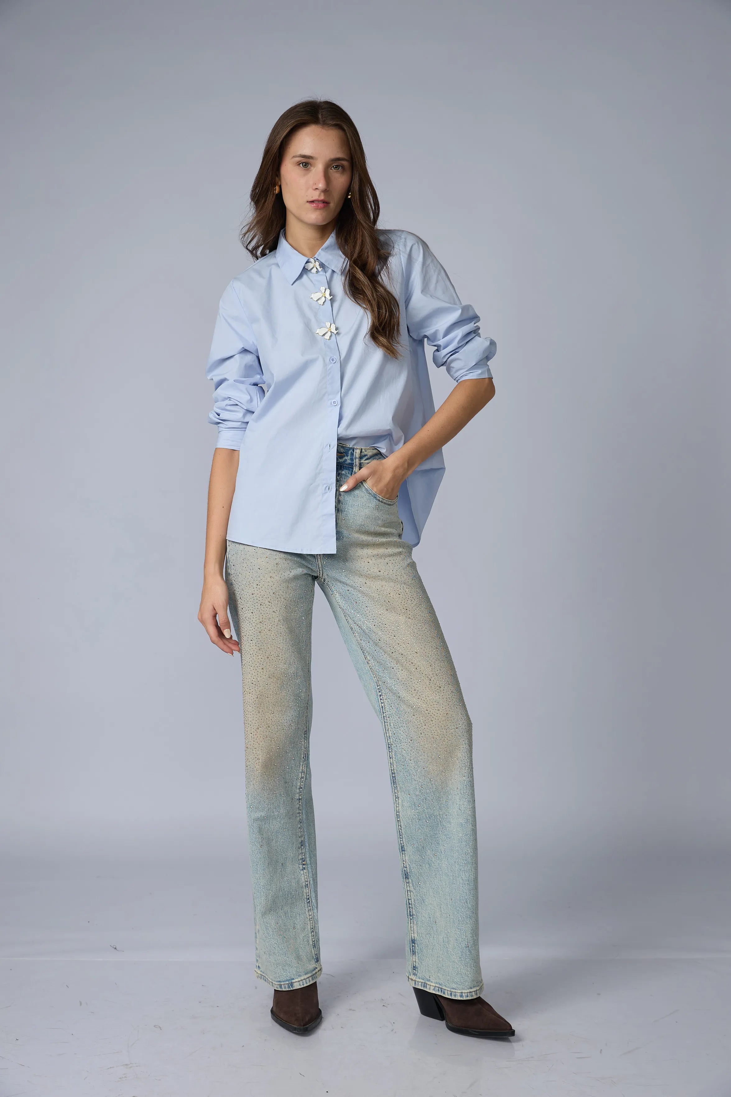 Pantalon Brillos Focalizado