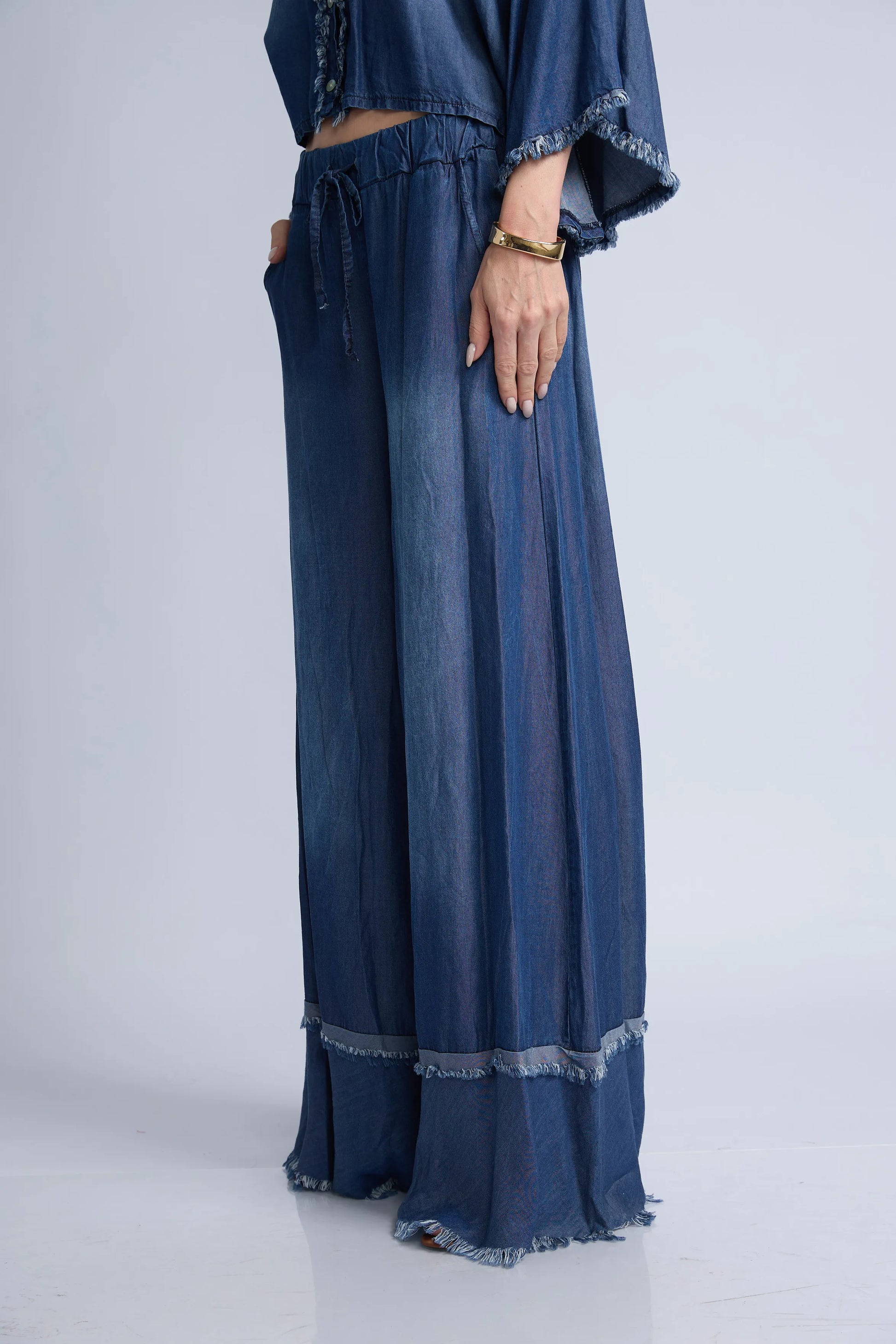 Pantalon Denim Basta Desflecada