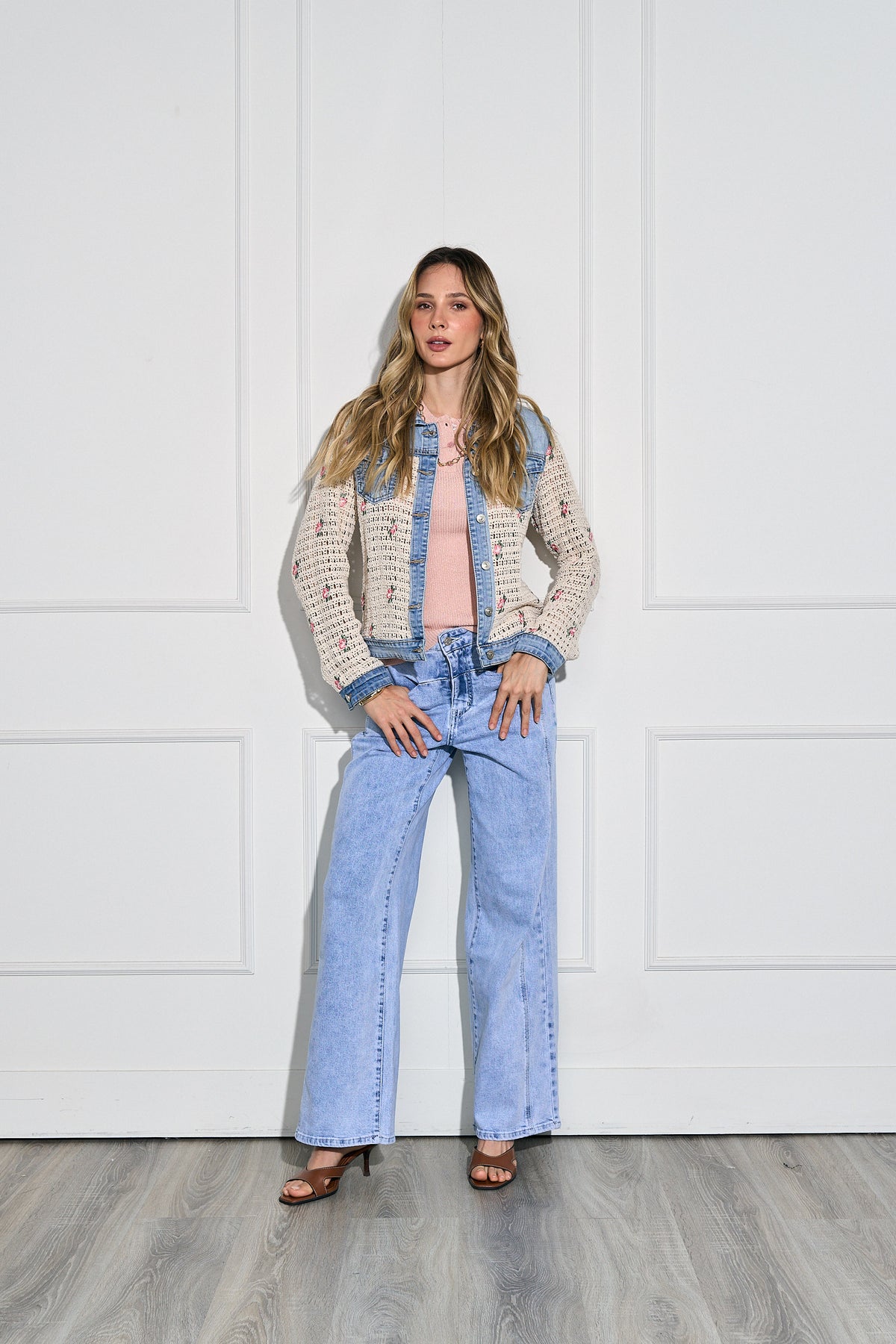 Pantalon Wide Bolsillos Delanteros