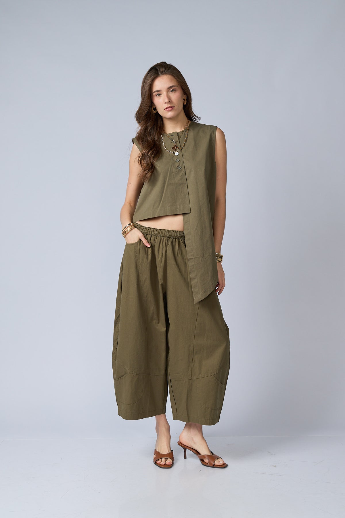 Pantalon Balloon Bolsillos