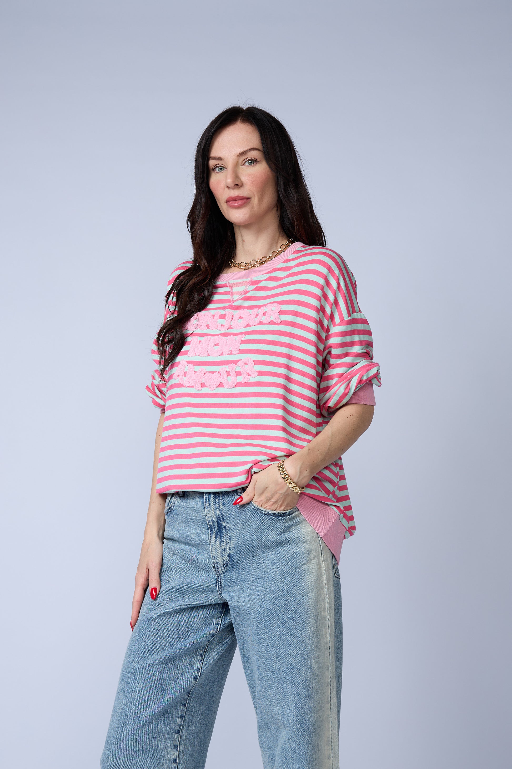 Polera Rayas Bonjour