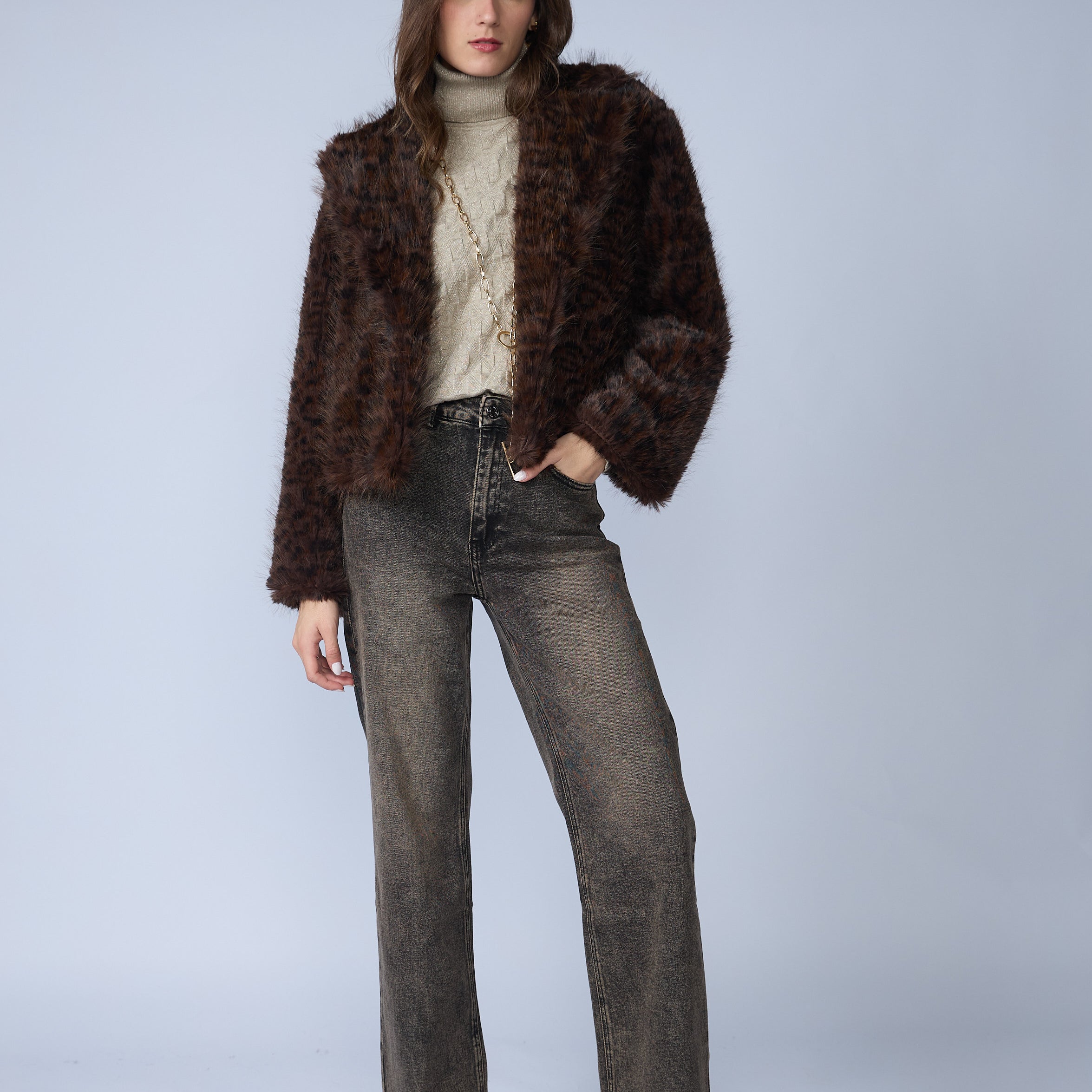 Saco Pelos Animal Print