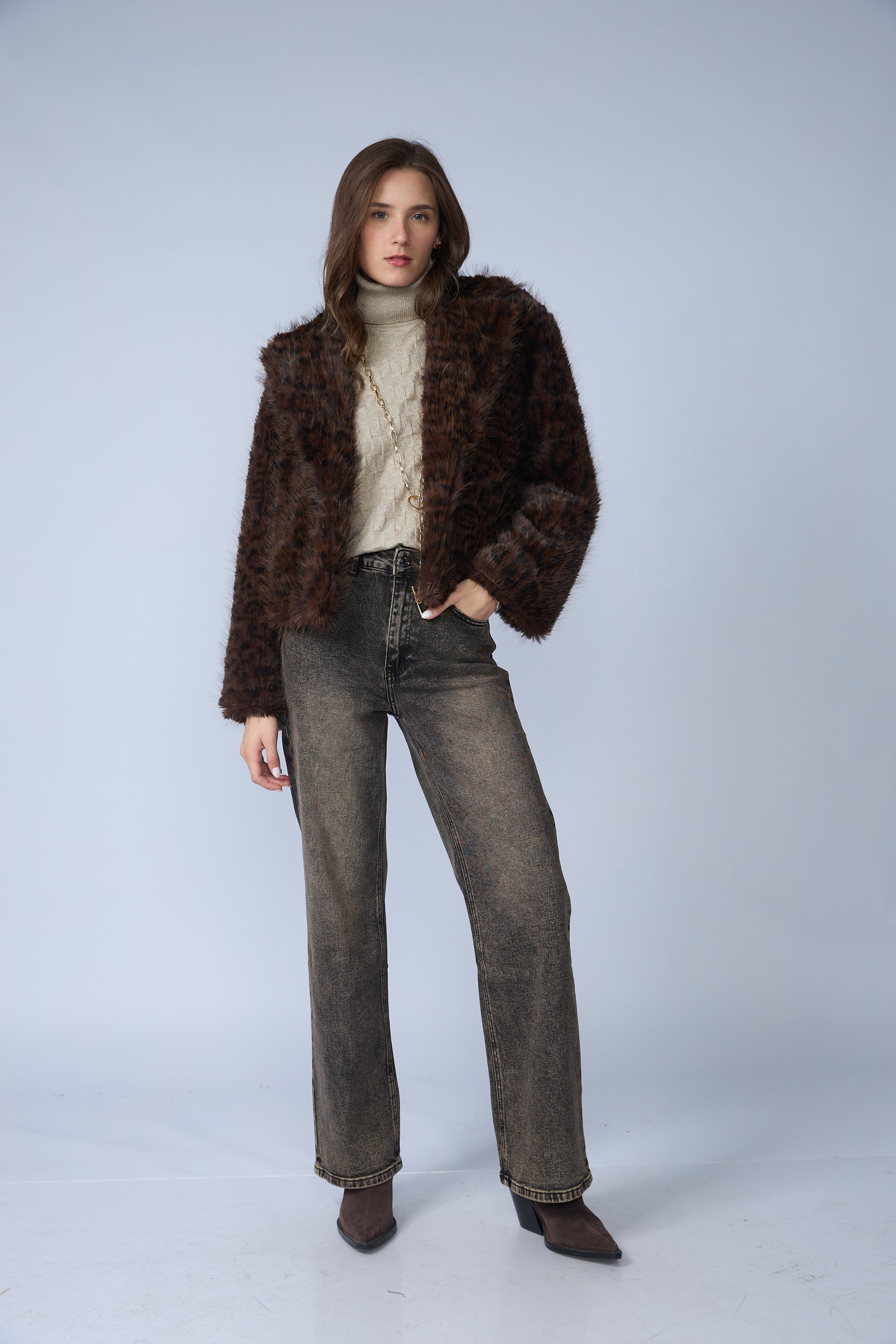 Saco Pelos Animal Print
