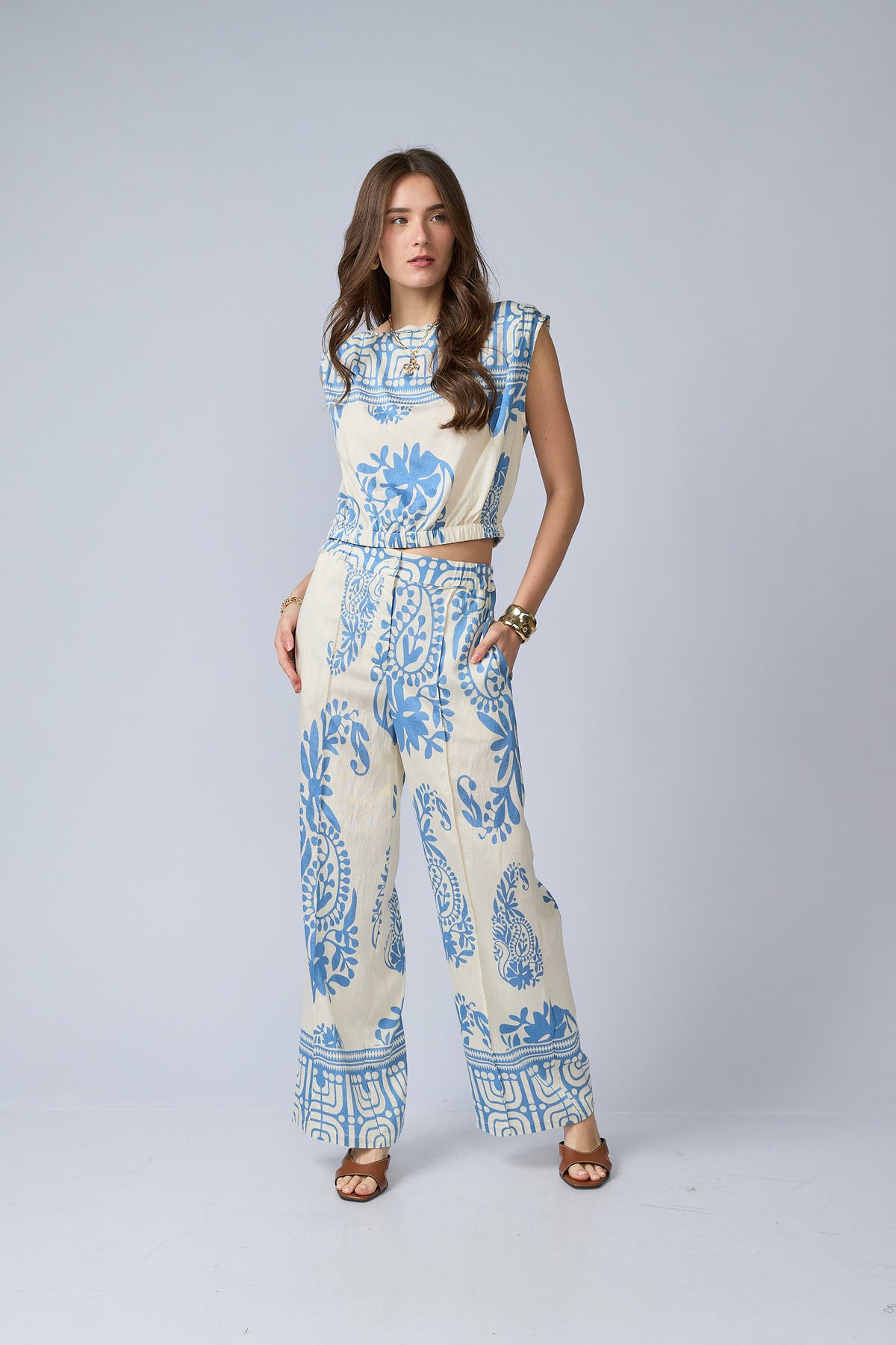 Set Blusa y Pantalon Estampado