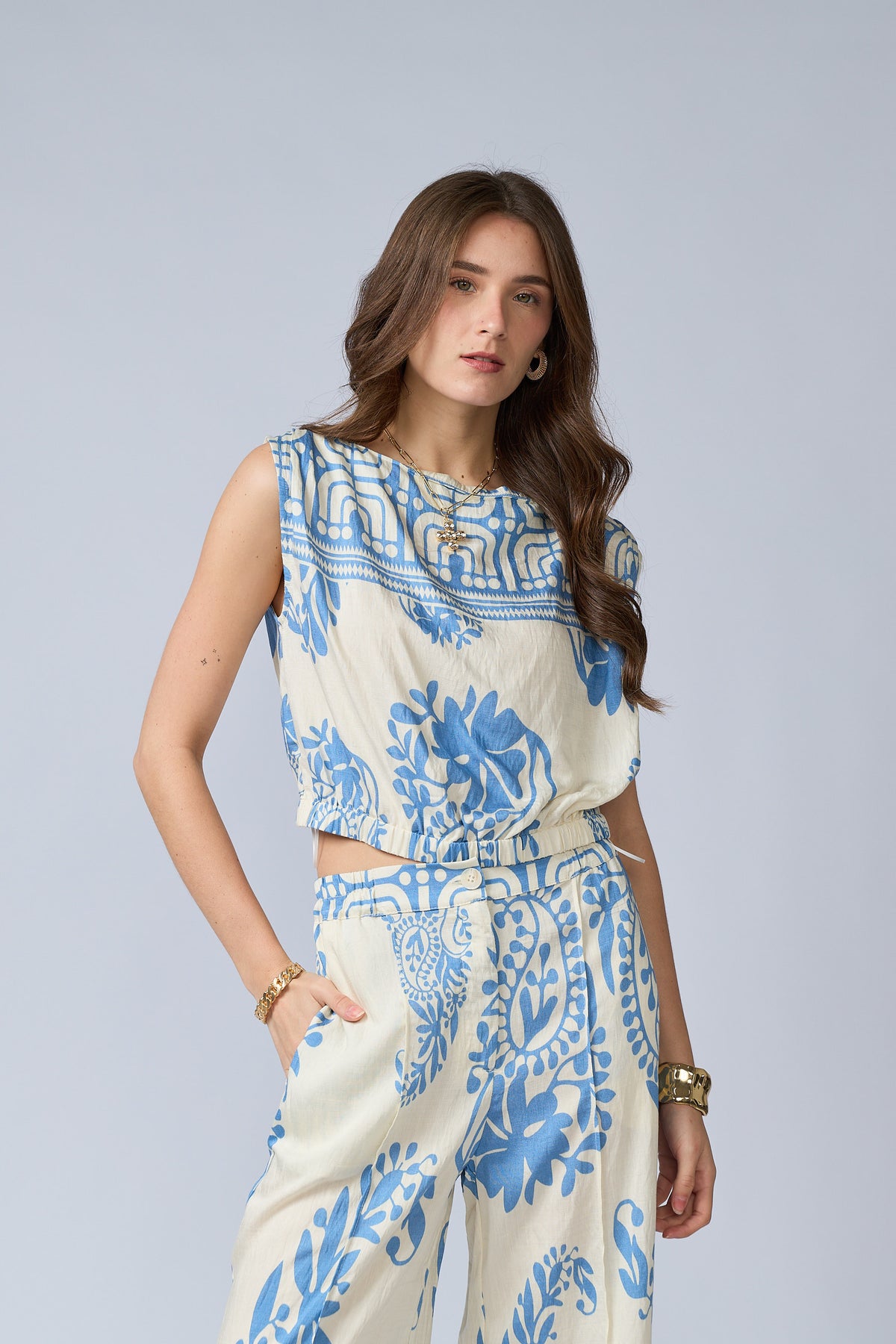 Set Blusa y Pantalon Estampado