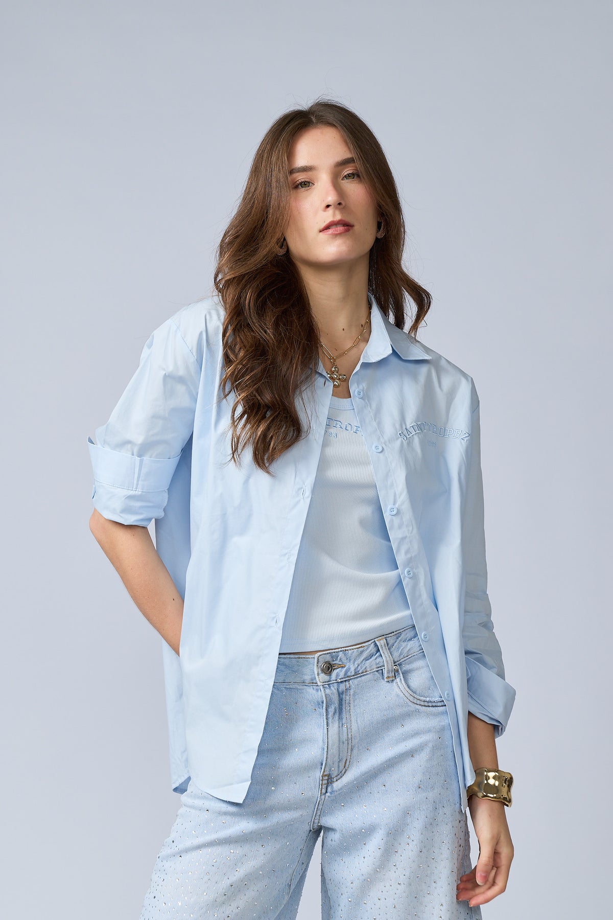 Set Blusa y Top Saint Tropez