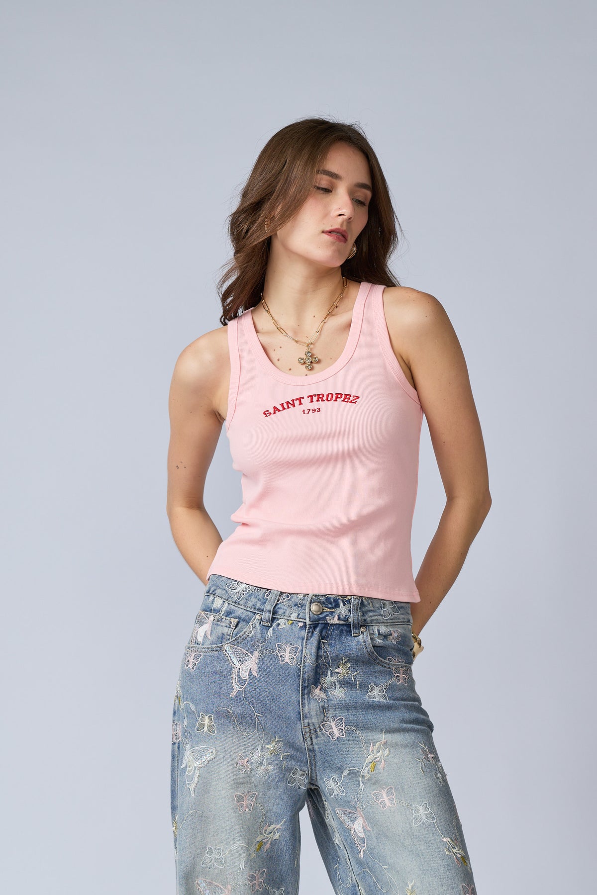 Set Blusa y Top Saint Tropez