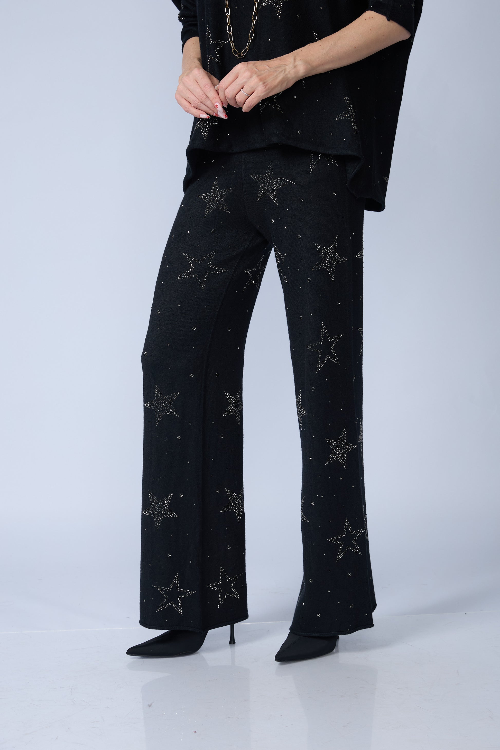 Set Chompa y Pantalon Estrellas Brillos