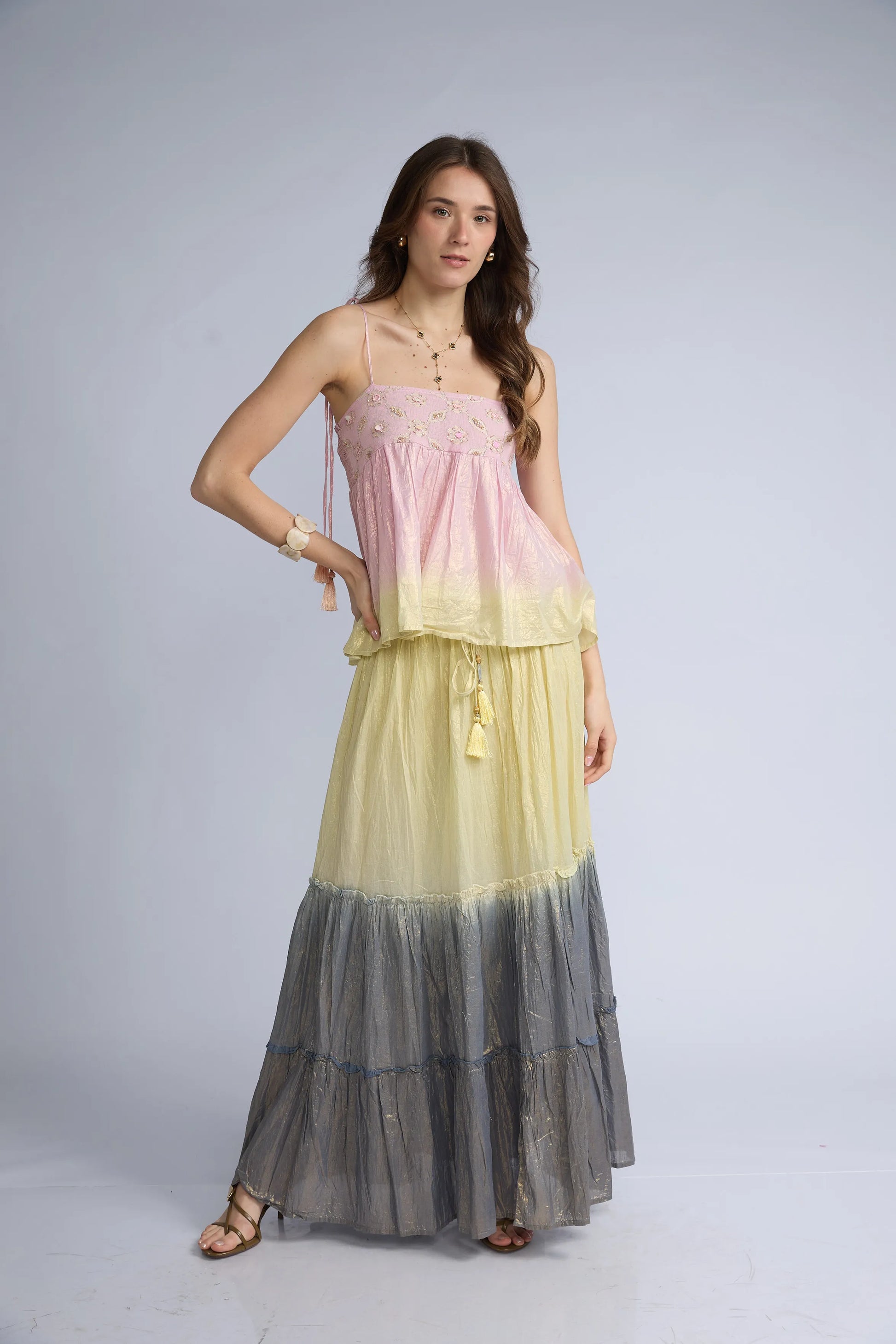 Top Degrade Lentejuelas