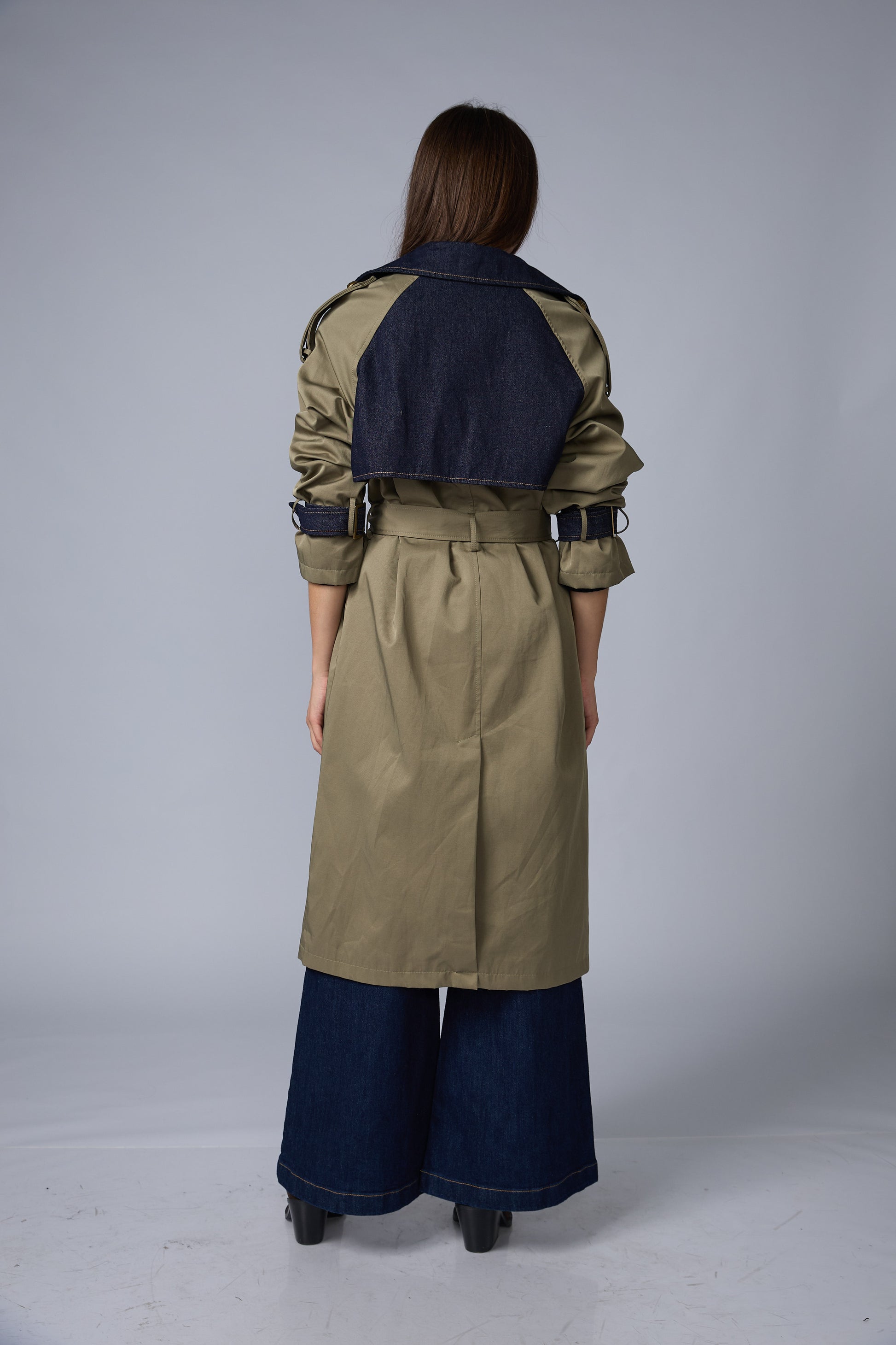 Trench Largo Denim