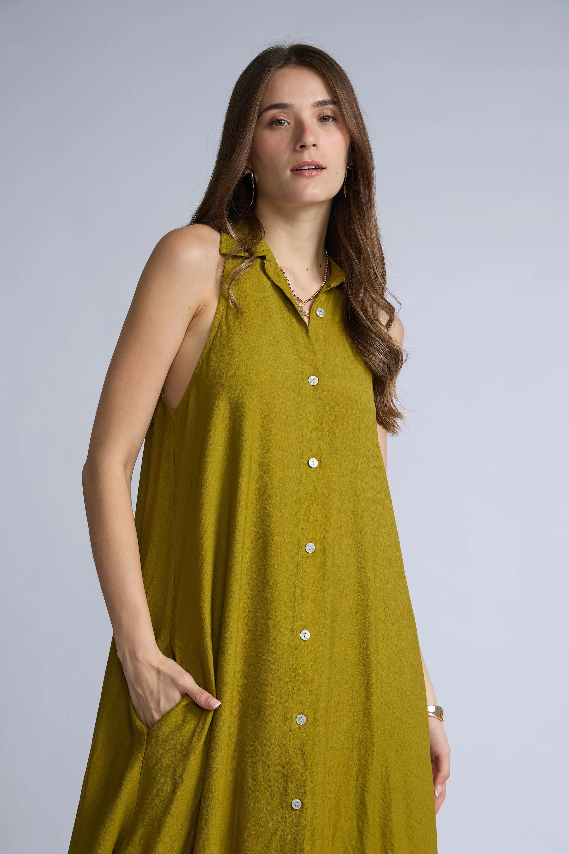 Vestido Camisero Botones