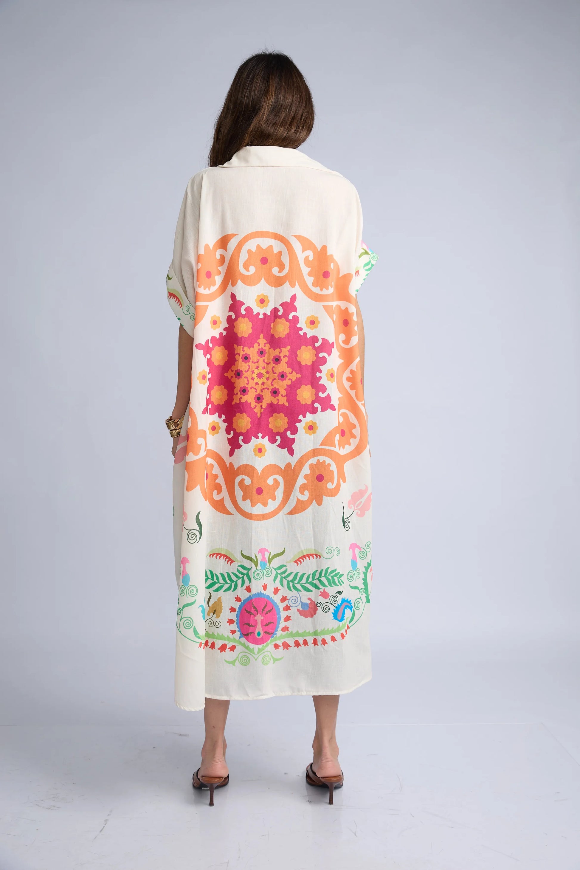 Vestido Camisero Estampado