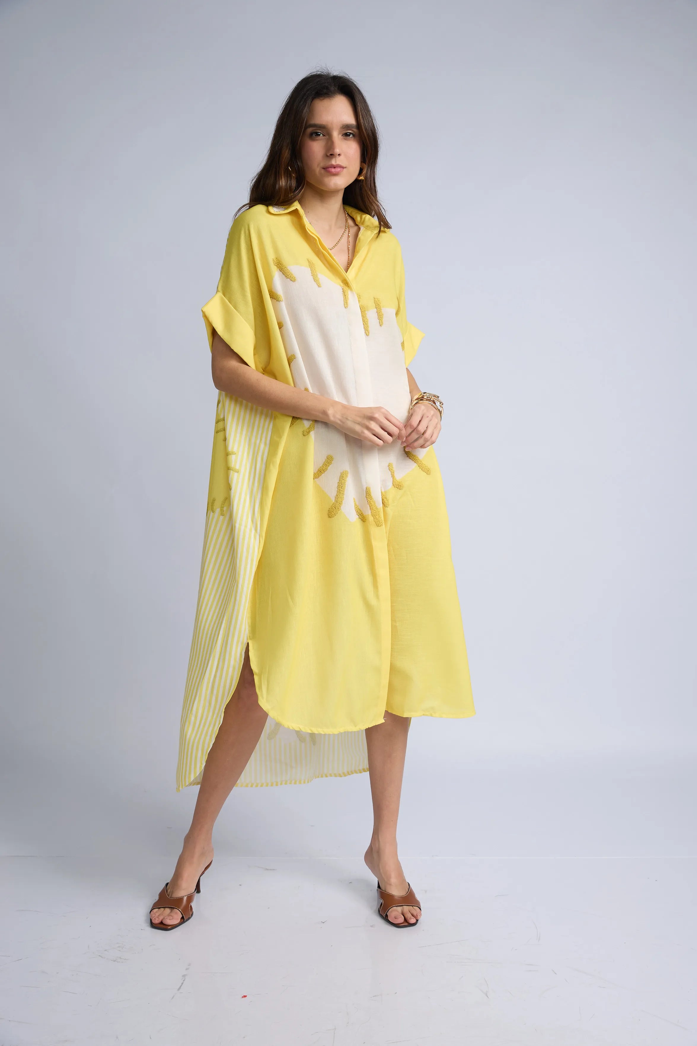 Vestido Camisero Estampado