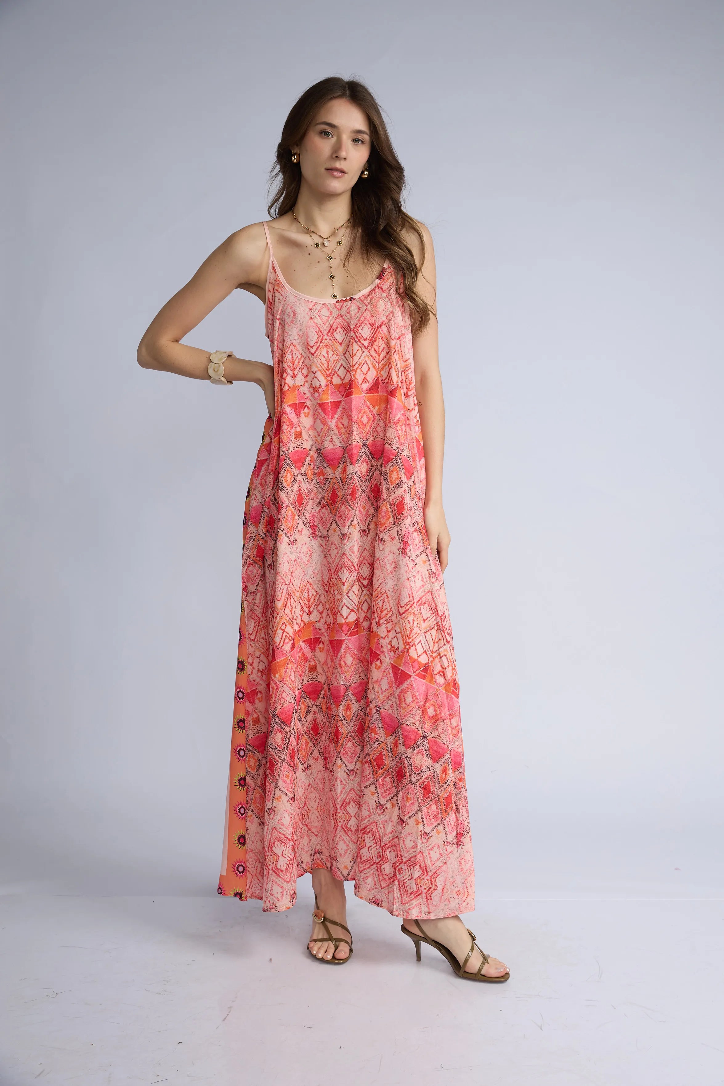 Vestido Estampado Tirantes