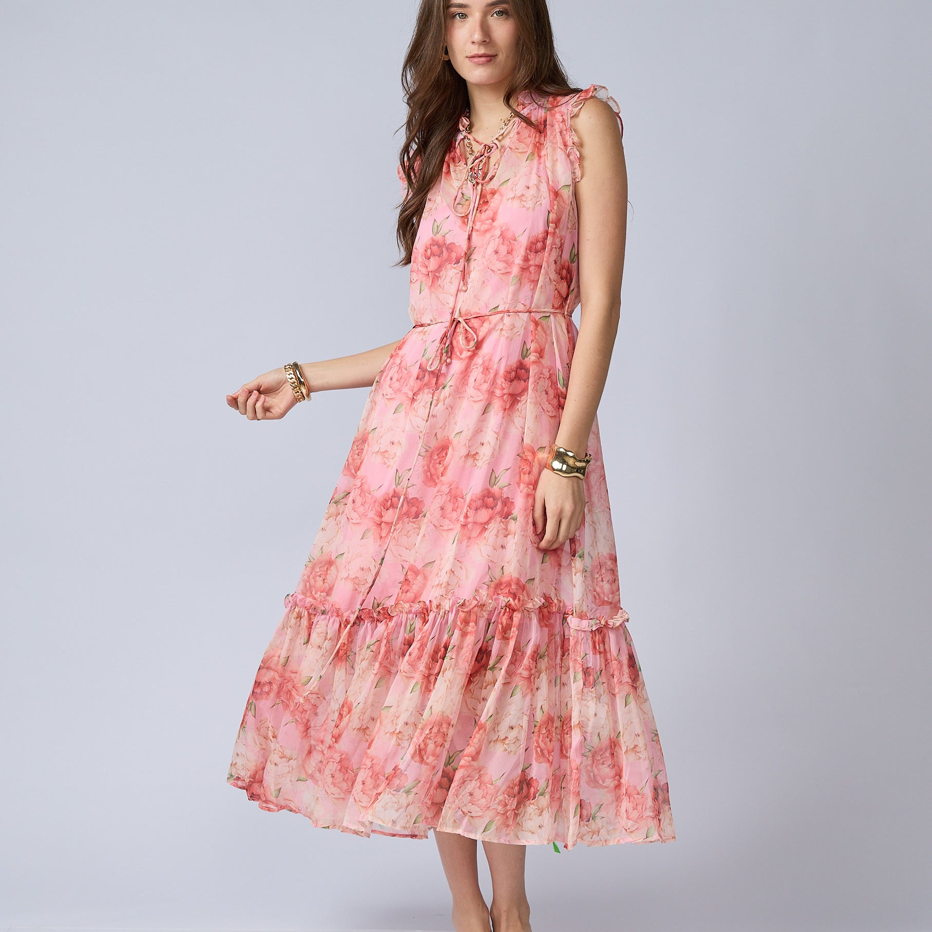 Vestido Flores Un Tiempo