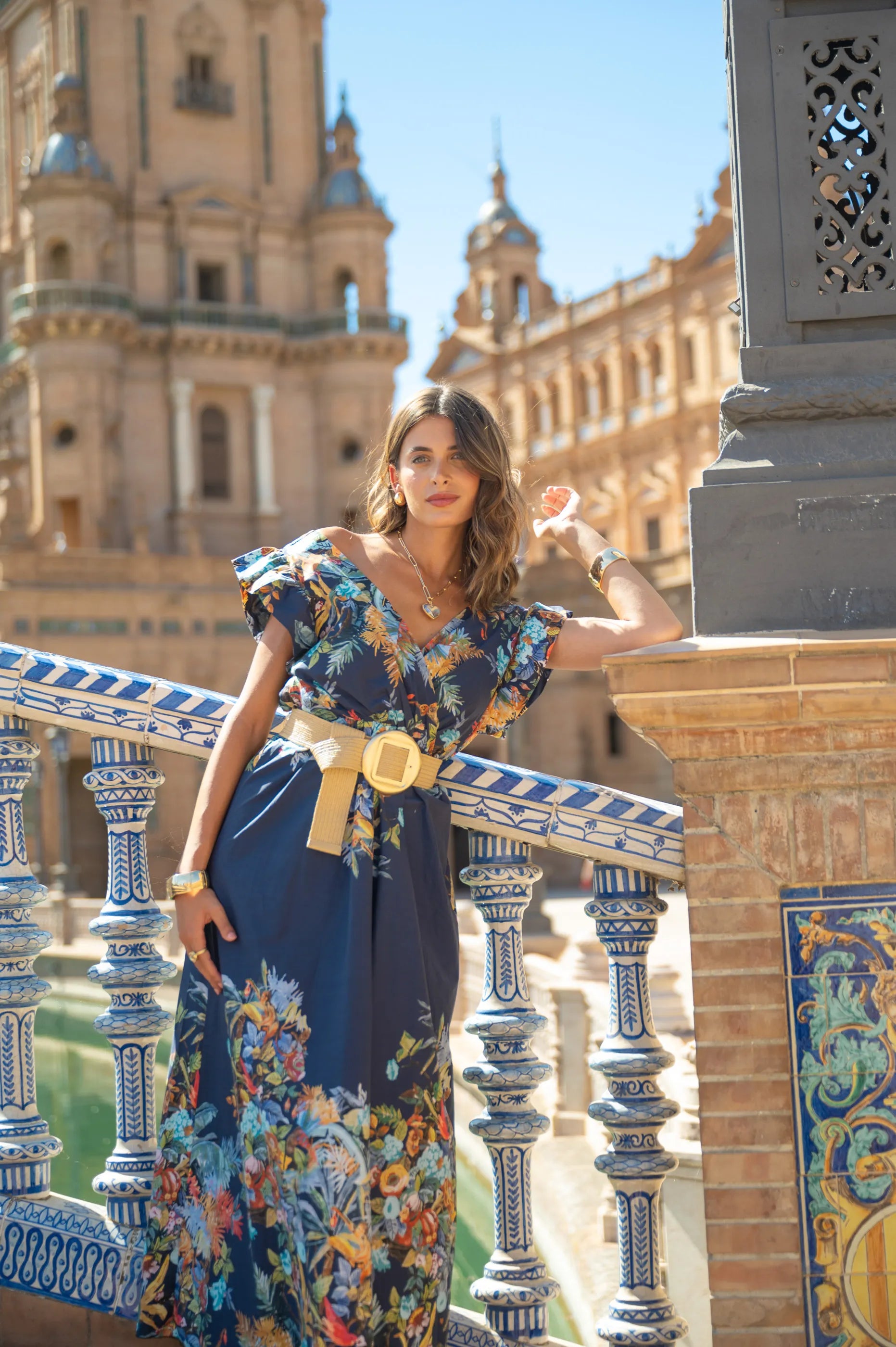 Vestido Flores Vuelos
