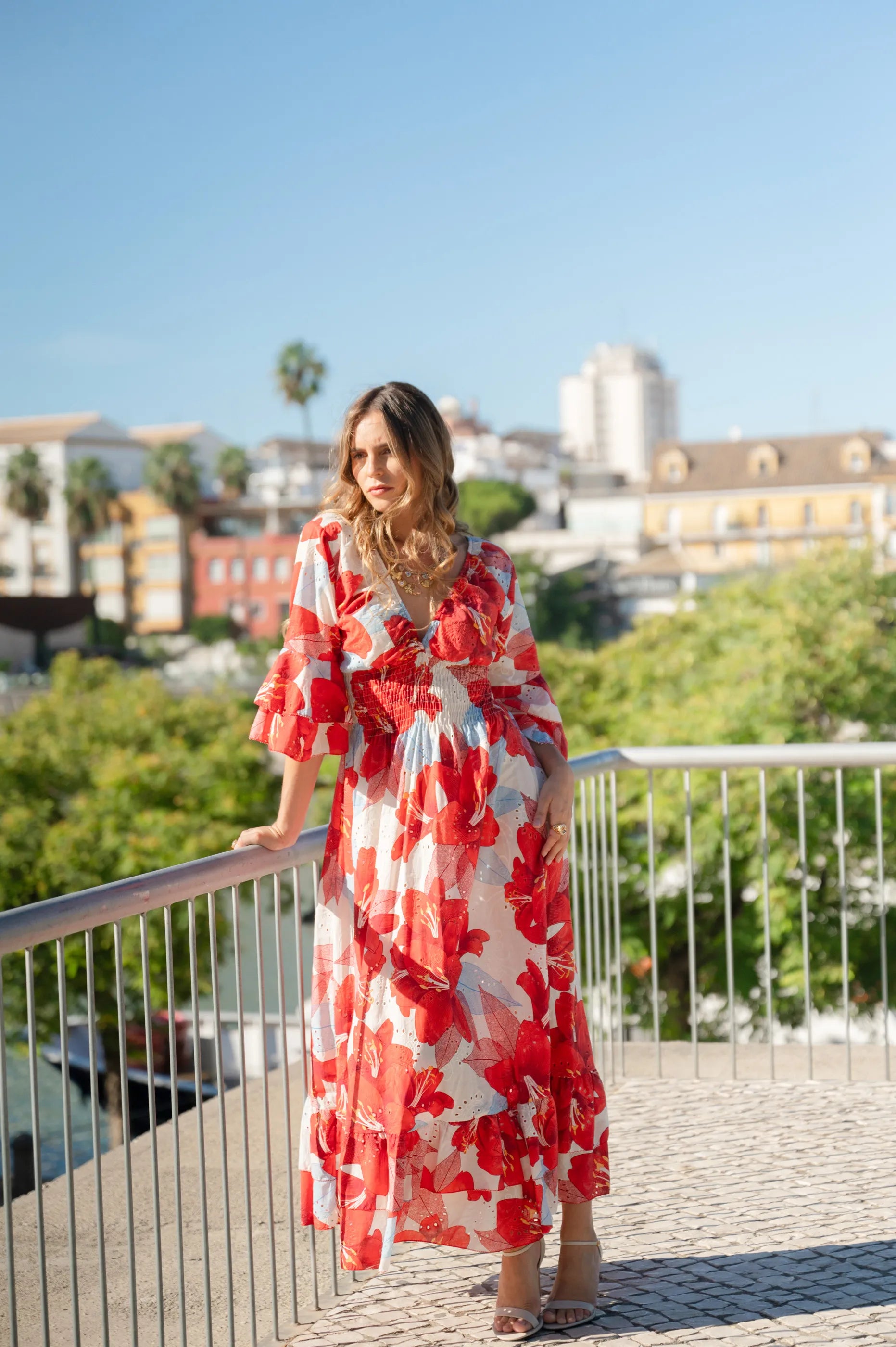 Vestido Broderie Flores