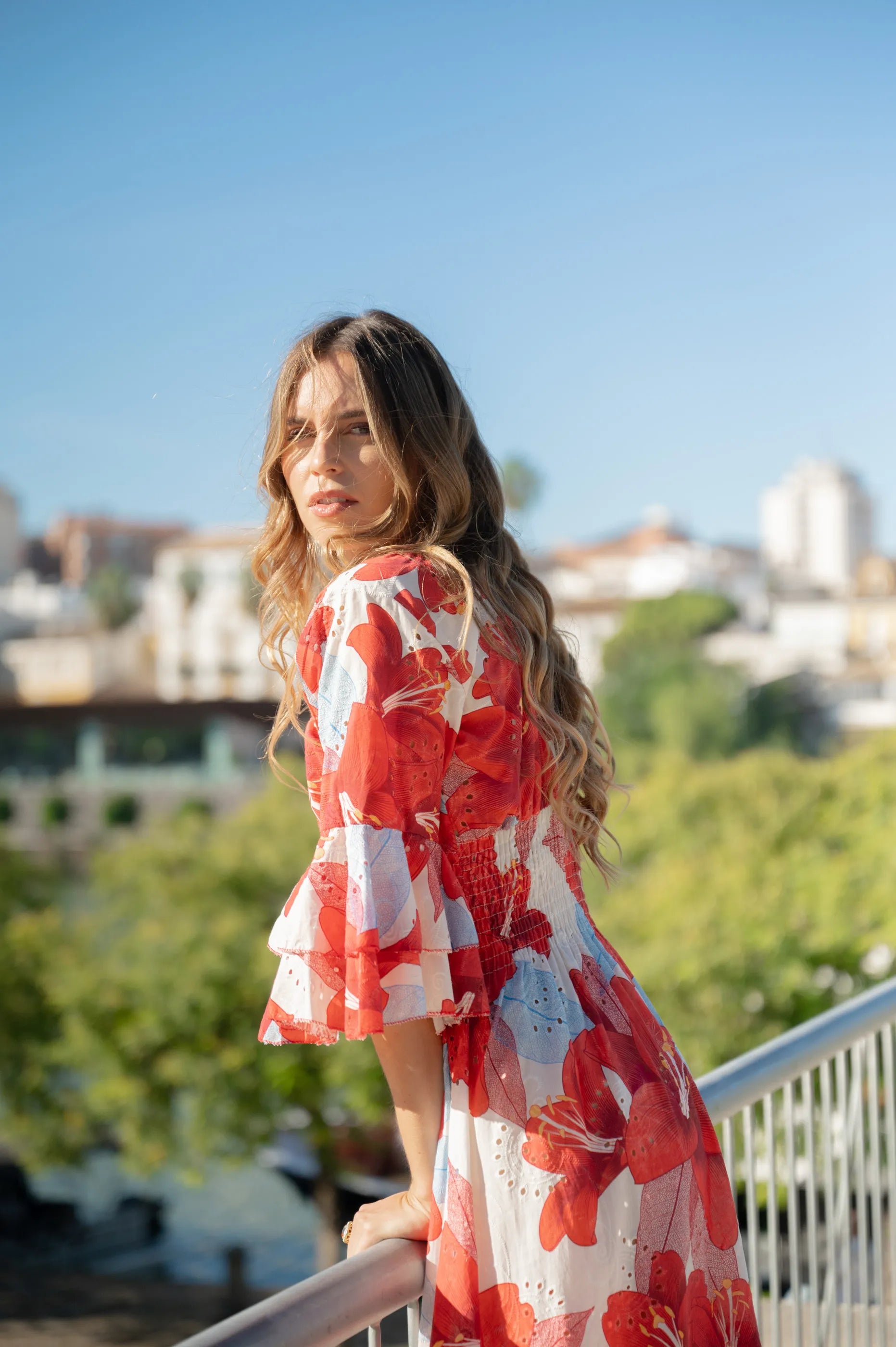 Vestido Broderie Flores