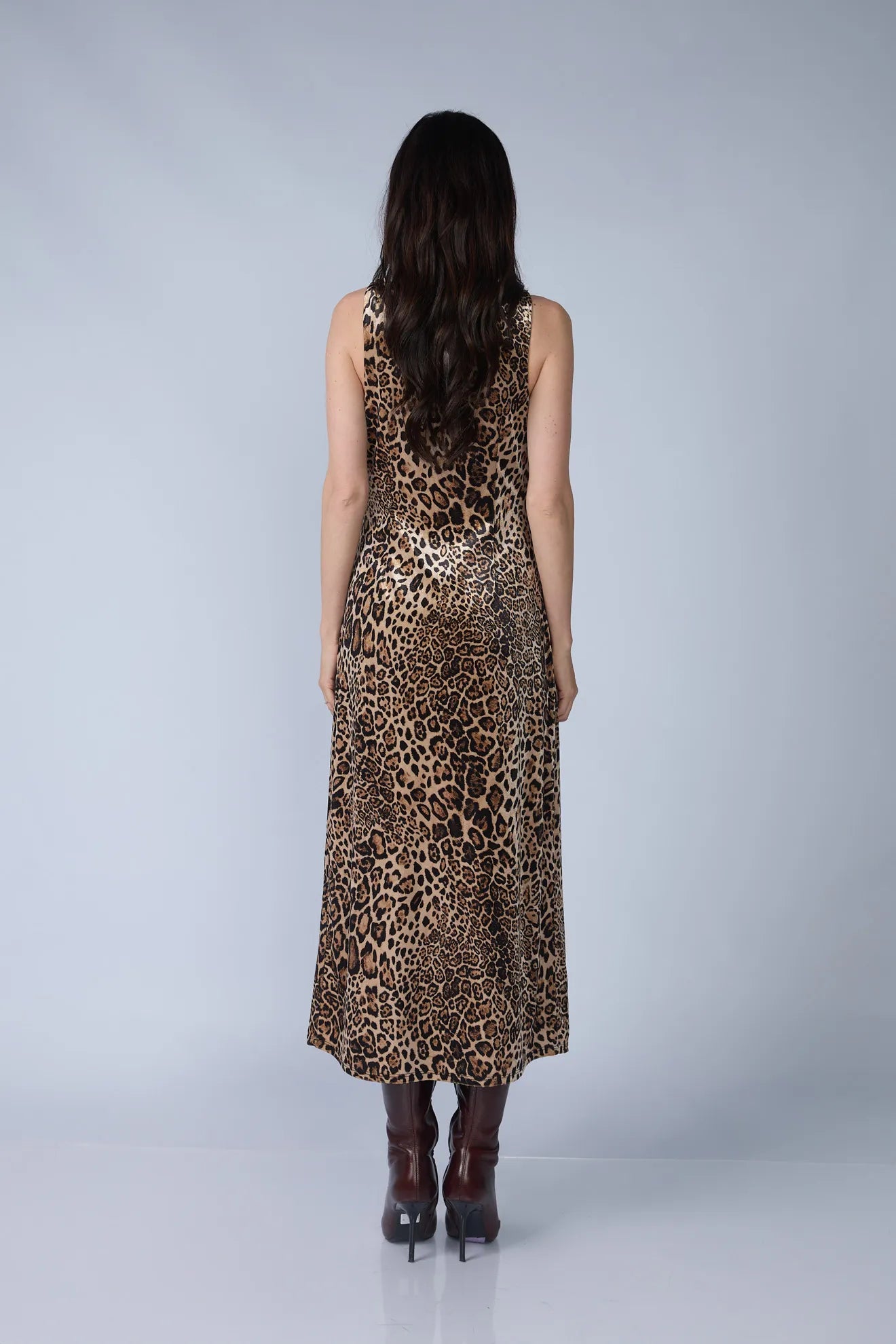 Vestido Terciopelo Animal Print