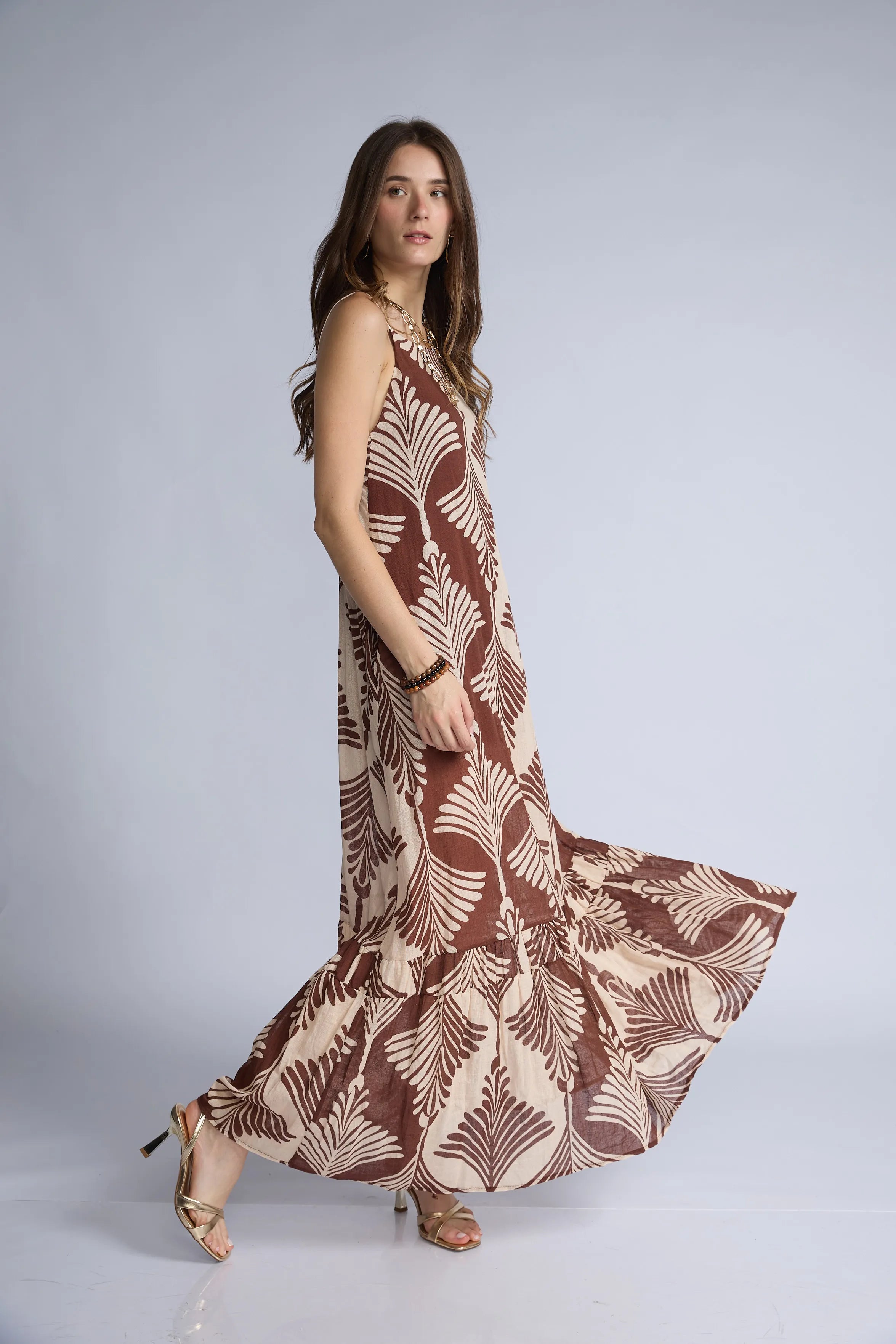 Vestido Estampado Tirantes