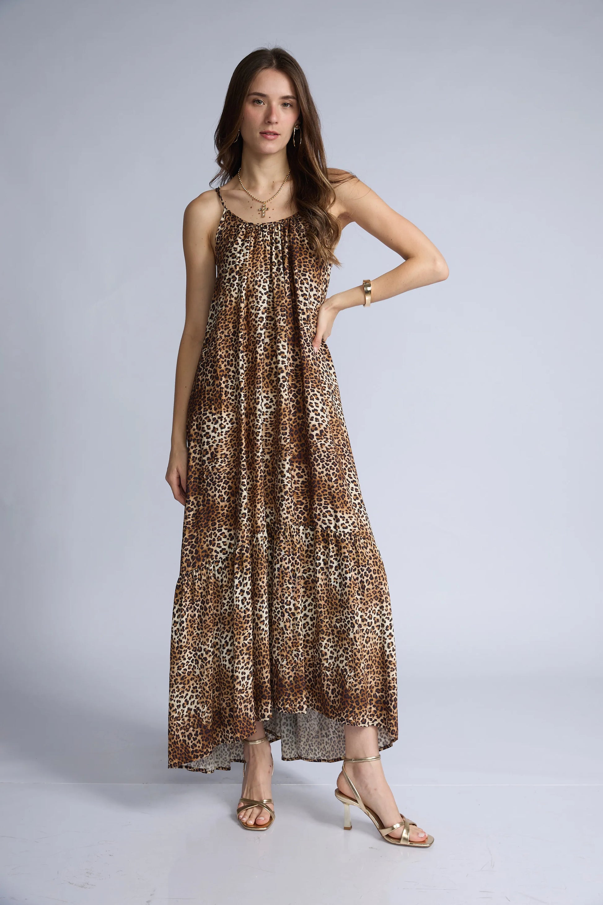 Vestido Tirantes Animal Print