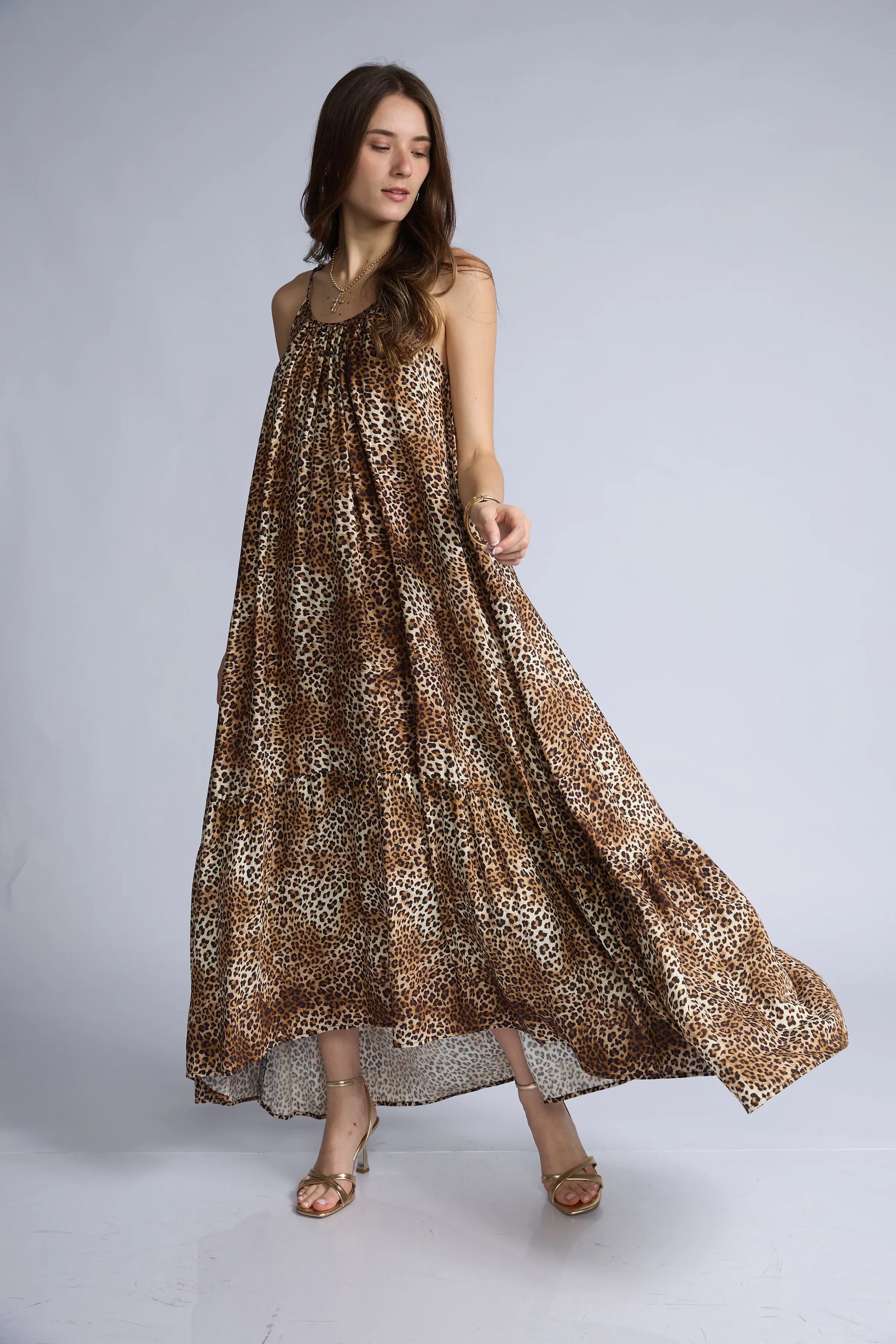 Vestido Tirantes Animal Print