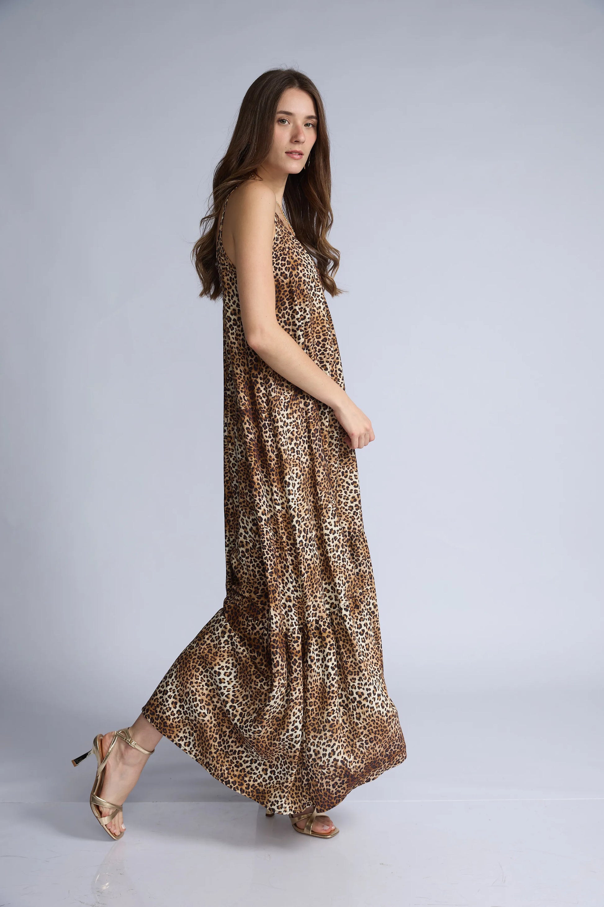 Vestido Tirantes Animal Print