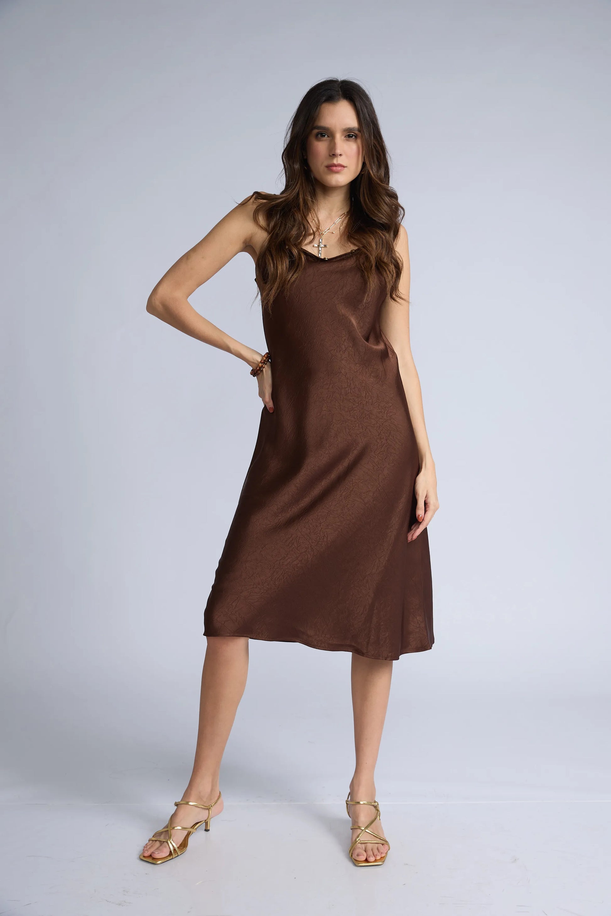 Vestido Tirantes Tachas