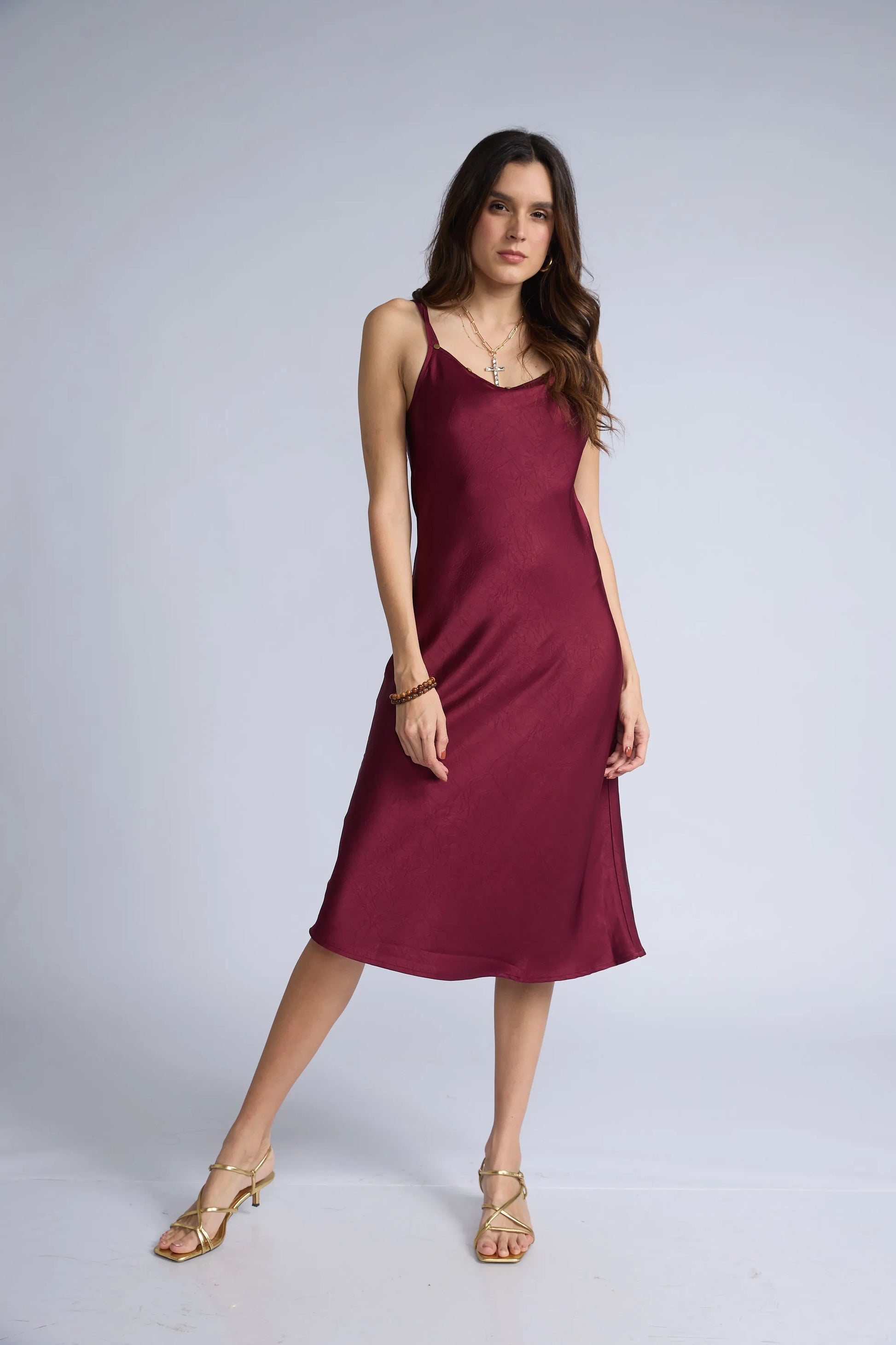 Vestido Tirantes Tachas