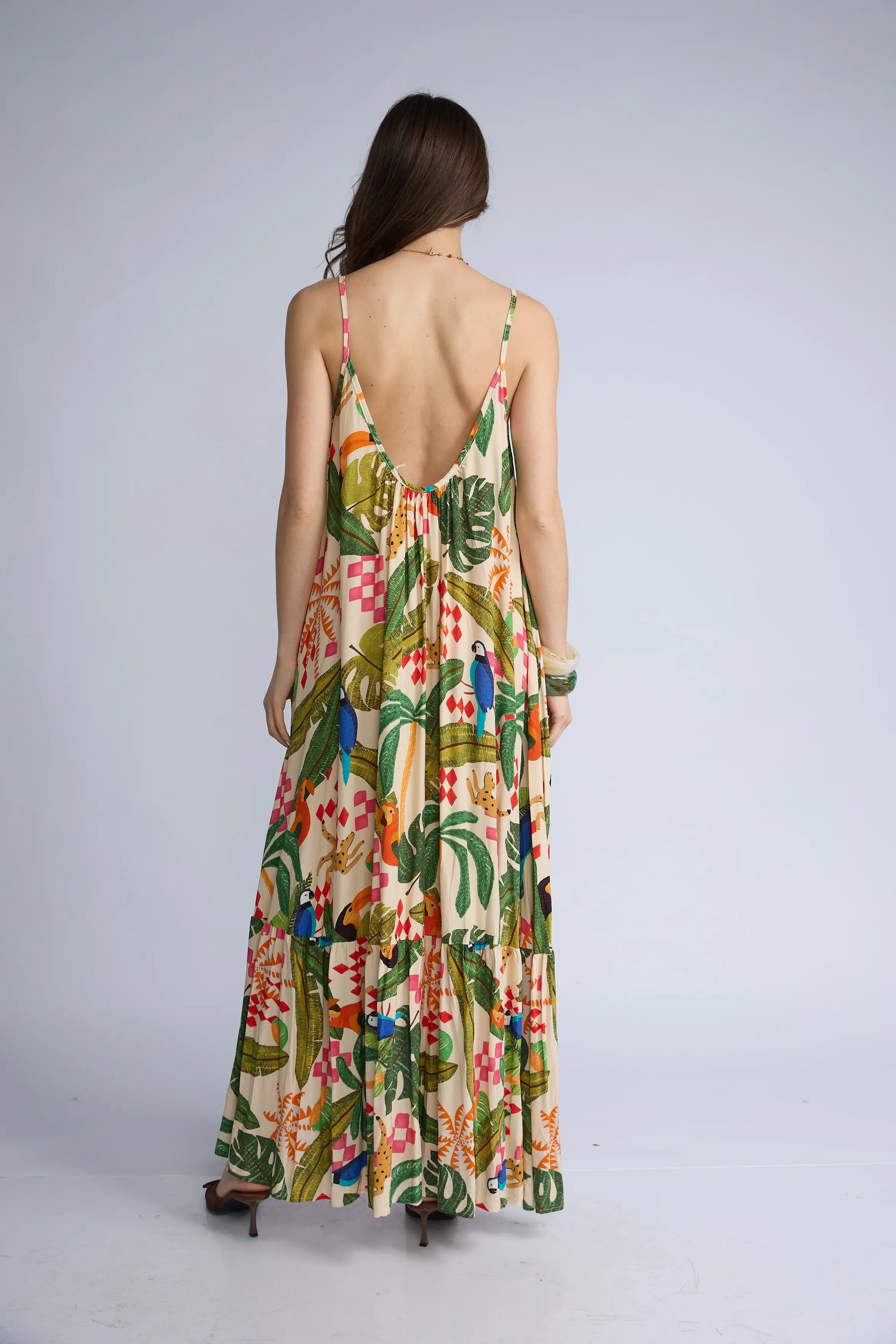 Vestido Tirantes Tropical