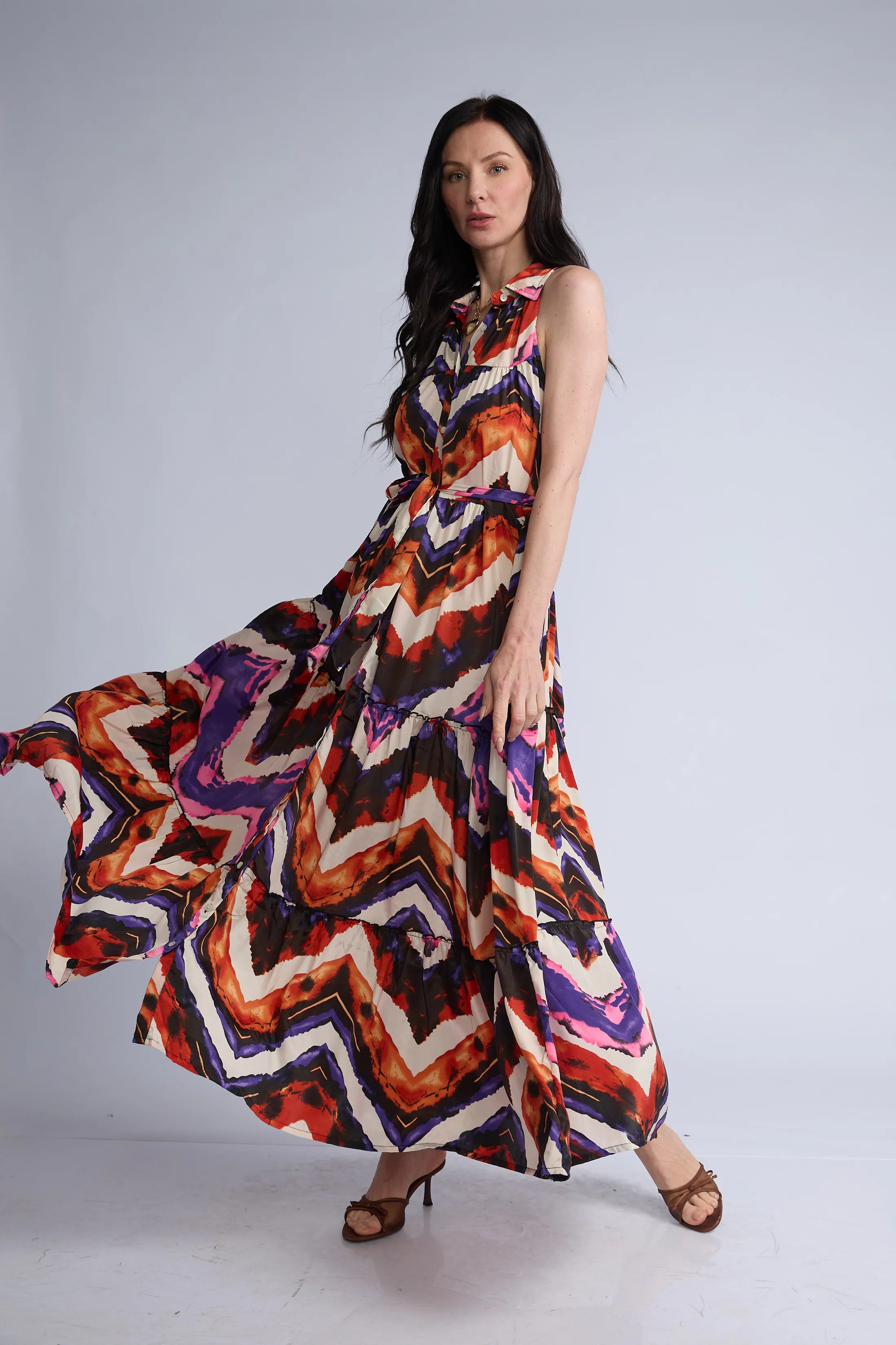 Vestido Camisero Halter