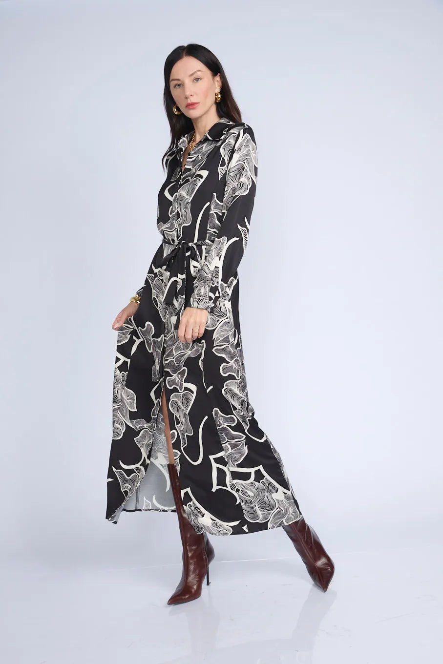 Vestido Camisero Seda