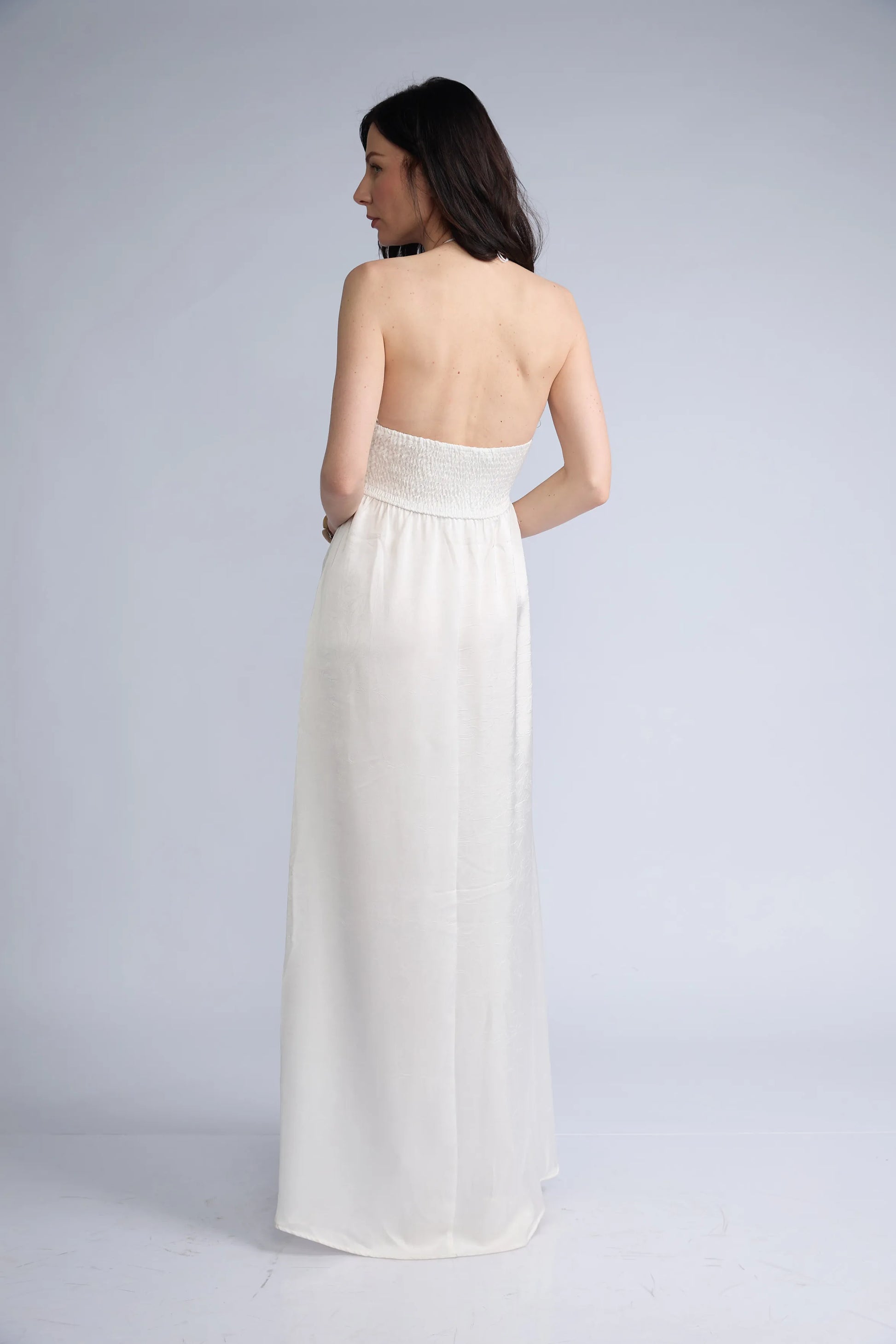 Vestido Halter Cuentas