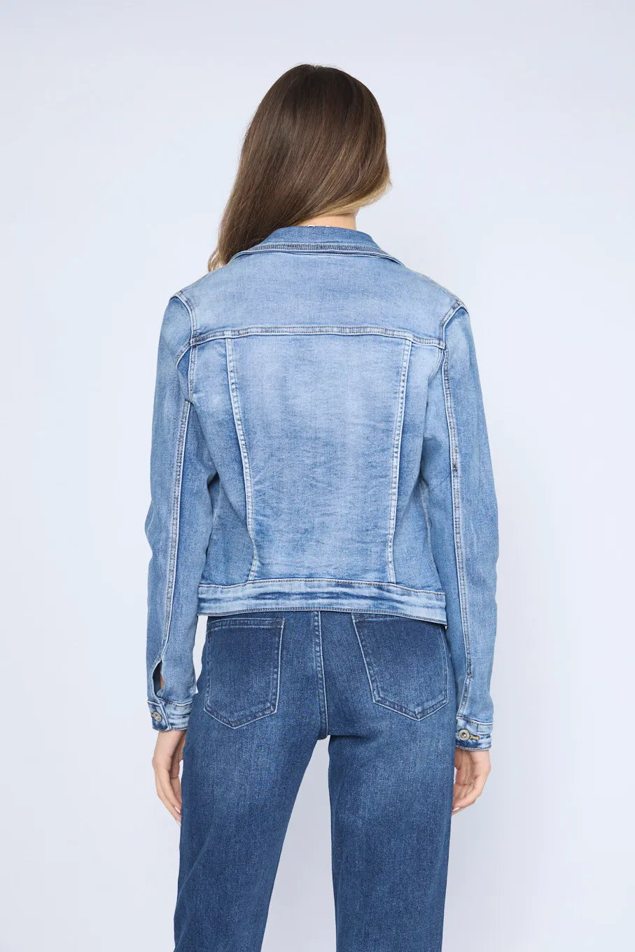 Casaca Denim Brillos